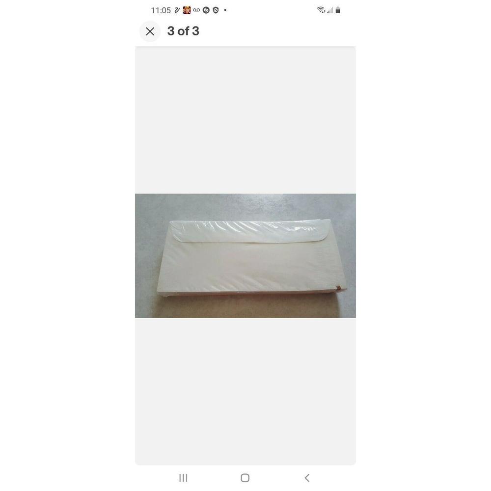 Geographics Holiday Holly Ribbon Envelopes 50 Count #10 Ivory Stationery 44789 - Picture 3 of 3